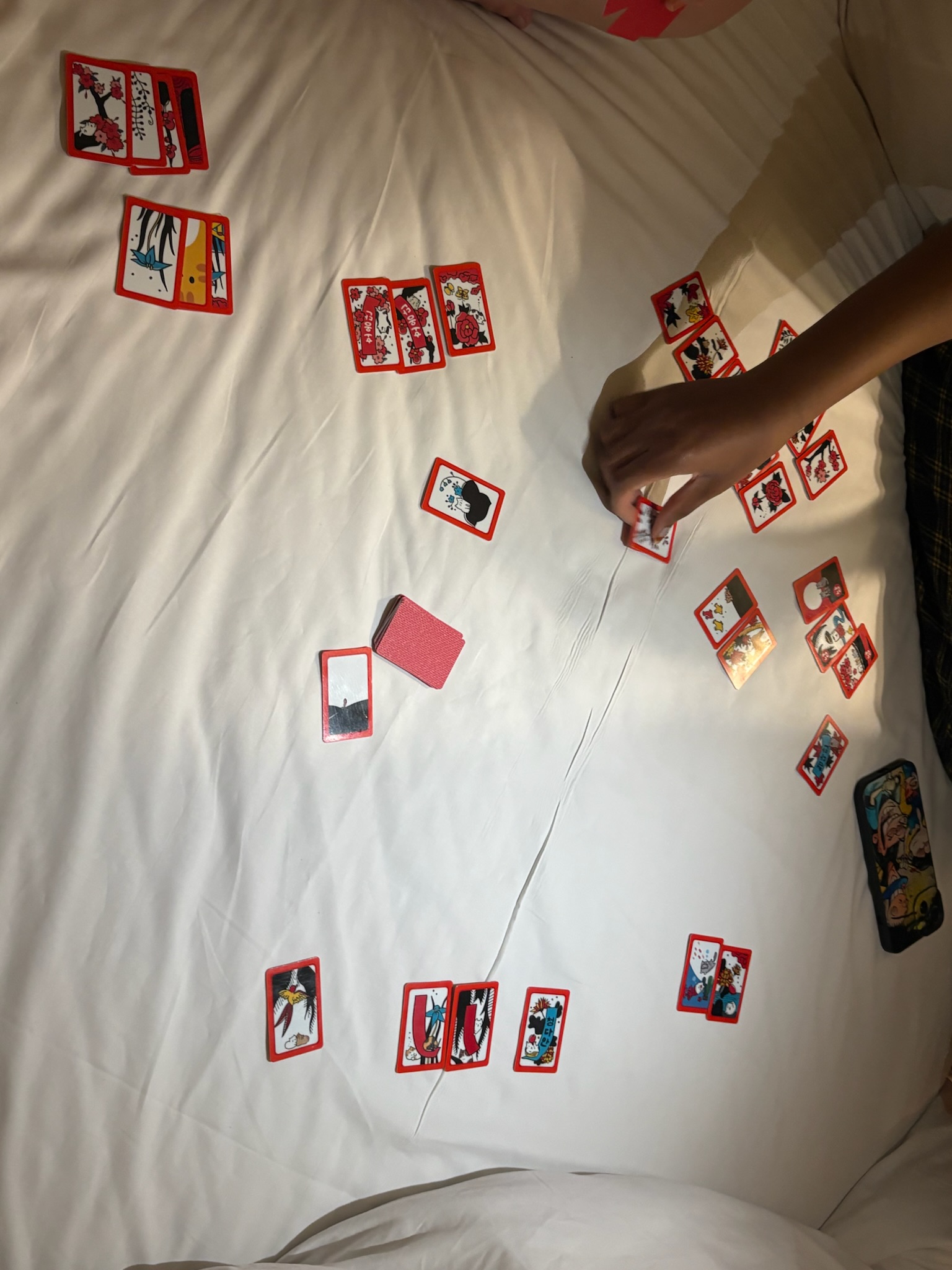 Playing a Korean card game